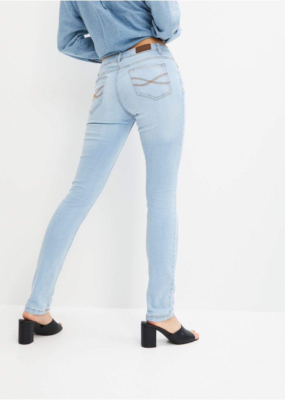 Jean Skinny taille moyenne, extensible