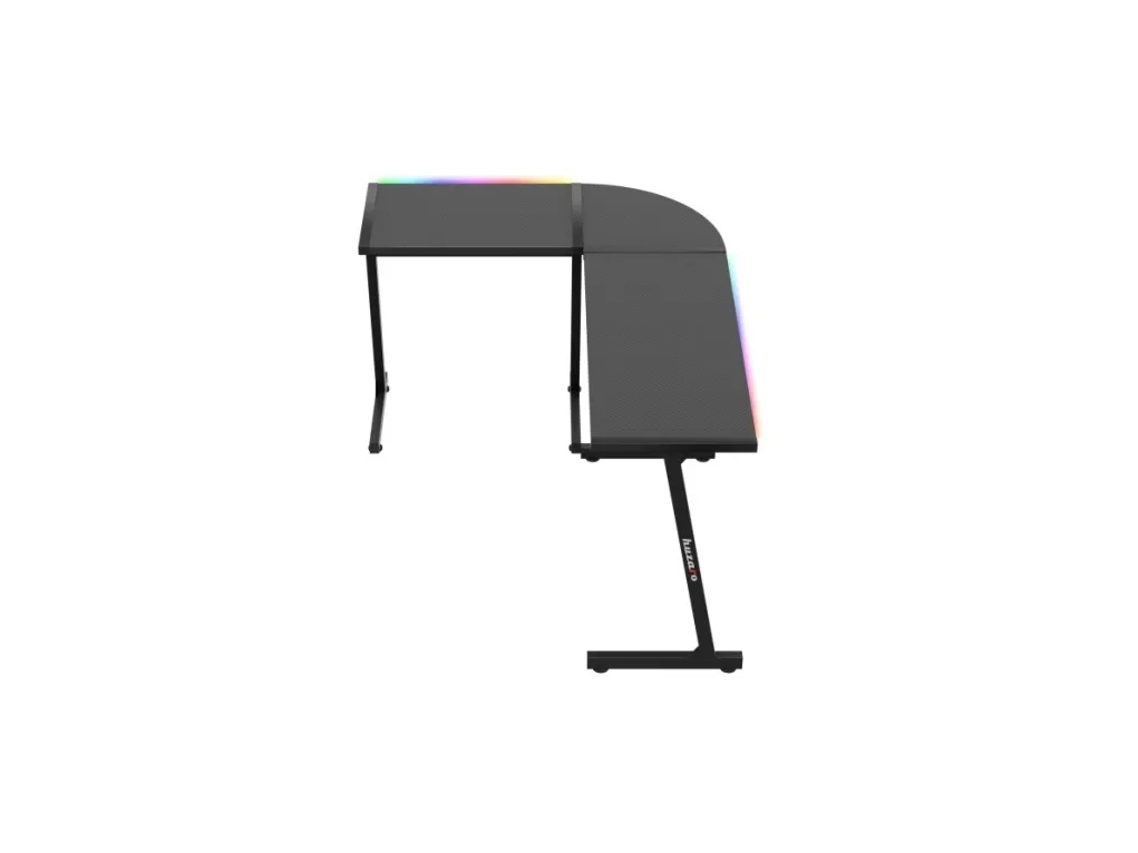 Huzaro Hero 6.0 Balck RGB gaming-skrivebord