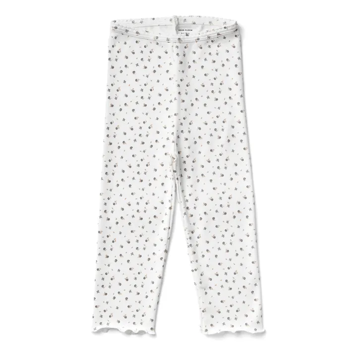 Soor Ploom Legging Fleuri Capri | Blanc