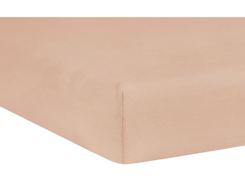 Julius Zöllner Fix-Leintuch Jersey Sand 70 x 140 cm Kuscheliges Spannbetttuch aus Jersey