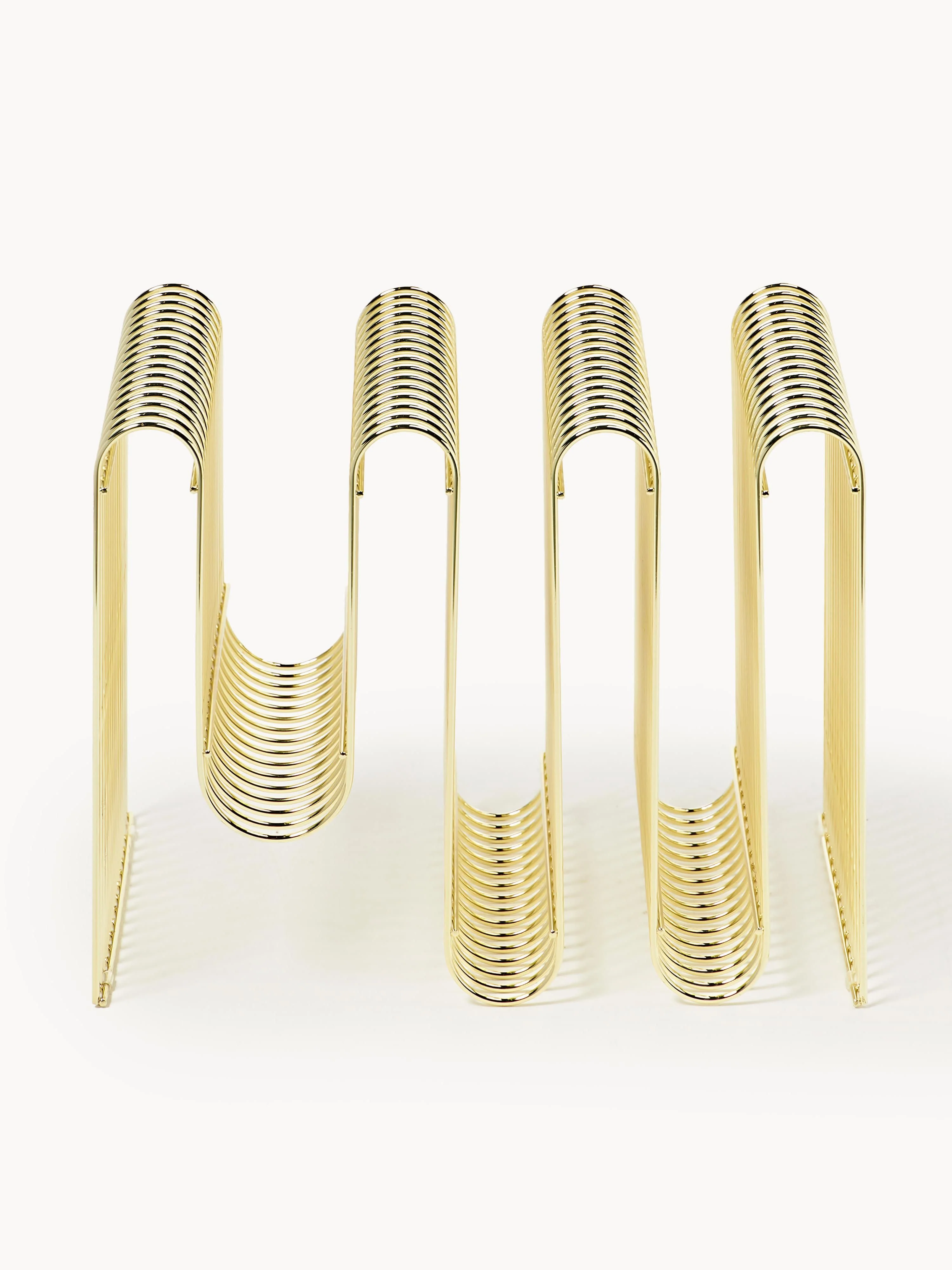 Metalen tijdschriftenhouder Curva