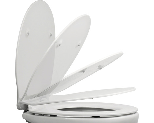 form&style Banyan witte toiletzitting met soft-close mechanisme