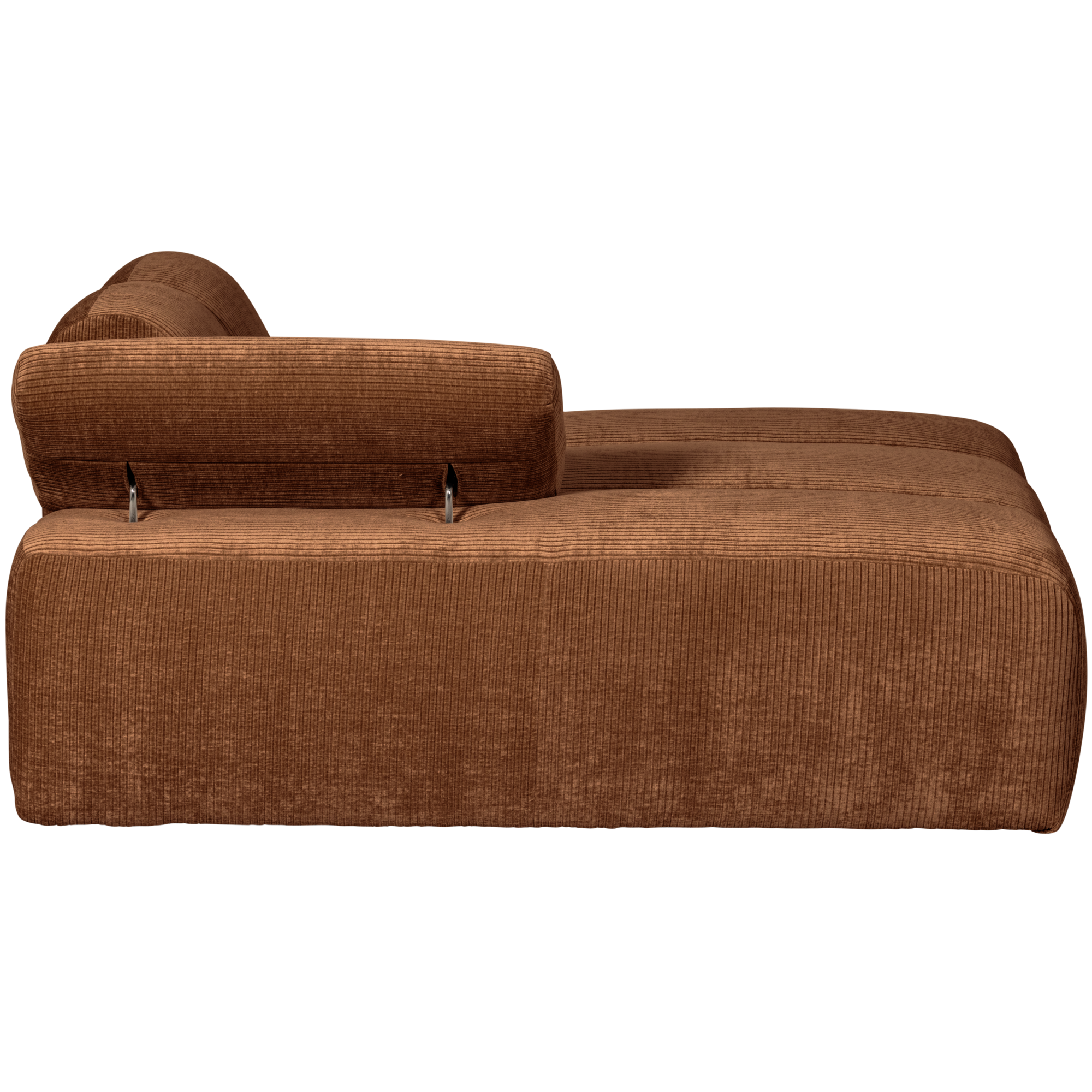 Chaise Longue Mojo Element Mojo Chaise Longue Element Links - Geweven Ribstof - Roestbruin