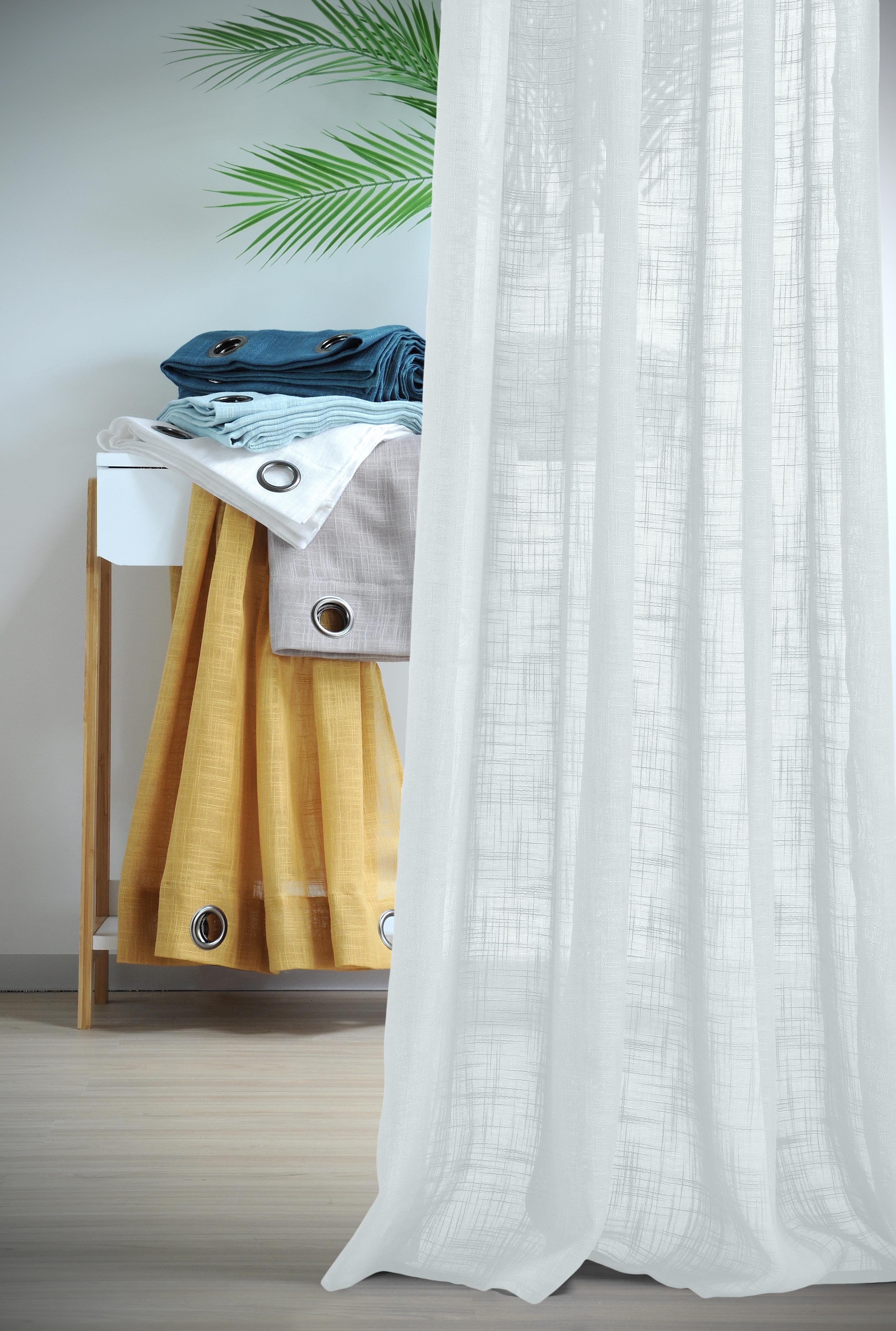 ONTARIO VOILE 135X260 BLANC