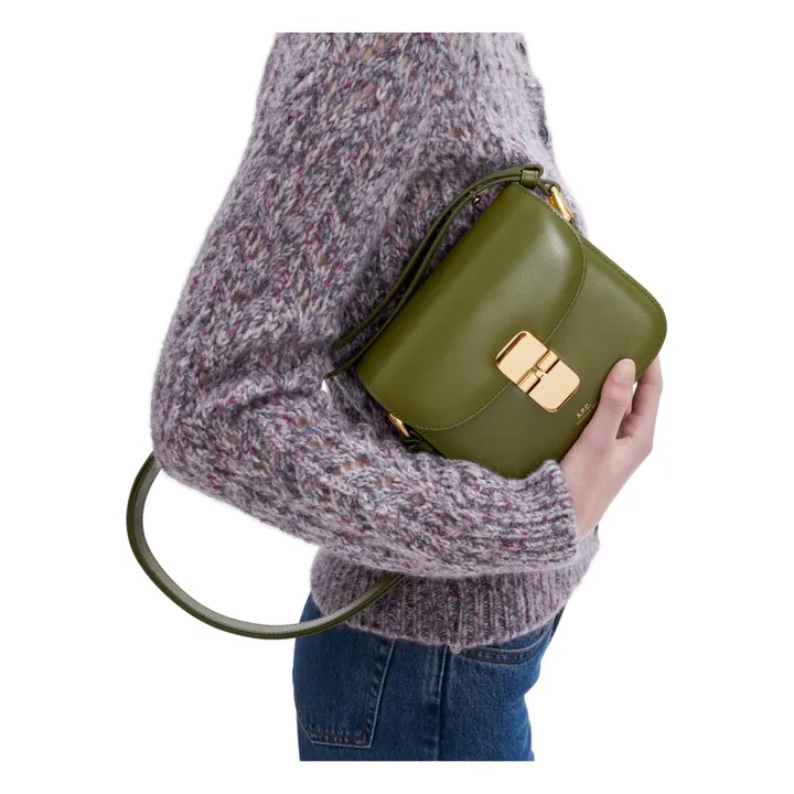 A.P.C. Sac Grace Mini Cuir Lisse | Vert
