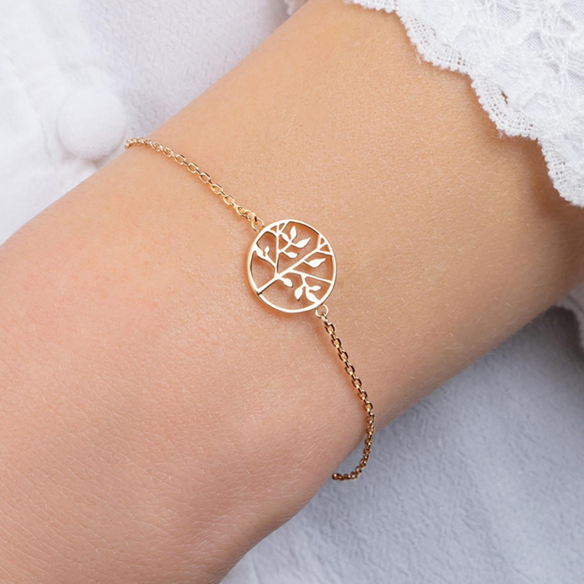 Bracelet Arbre de Vie Plaqué OR 750 3 microns
