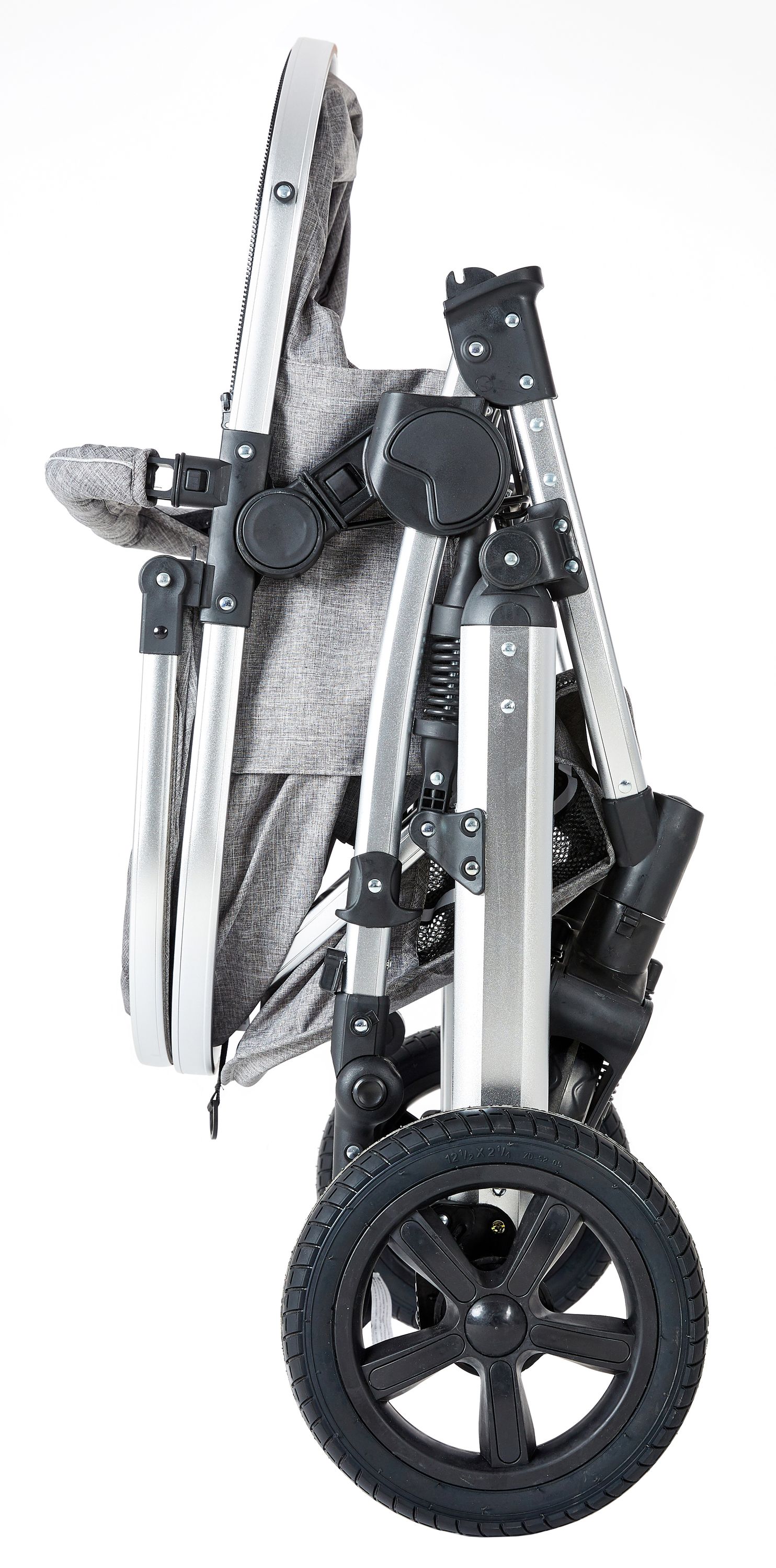 Kinderwagen MOTION 2-in-1 grau/silber