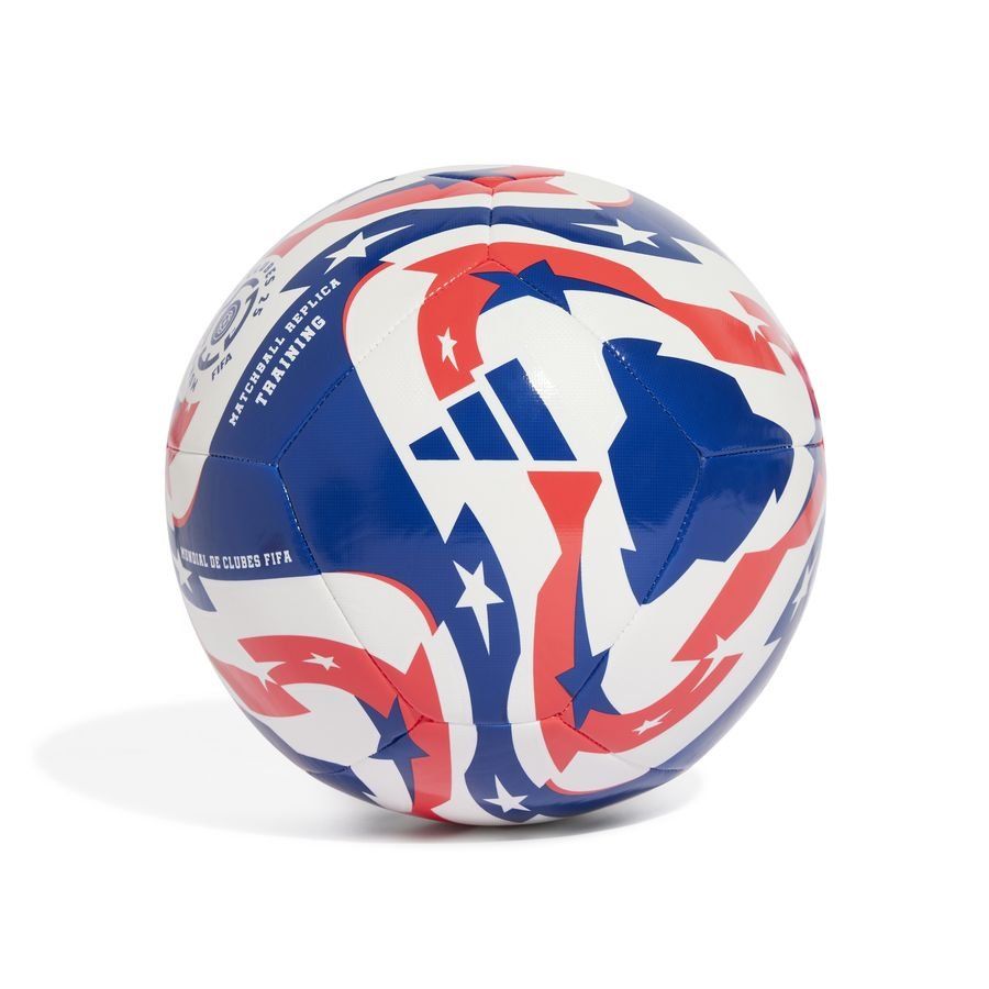 adidas Ballon Training Club World Cup 2025 - Blanc/Bleu/Lucid Red