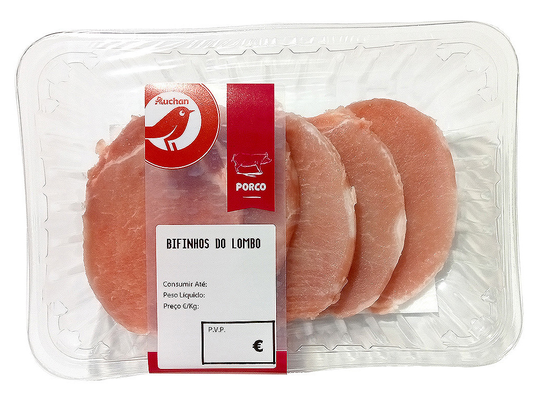 BIFINHOS DO LOMBO PORCO AUCHAN KG