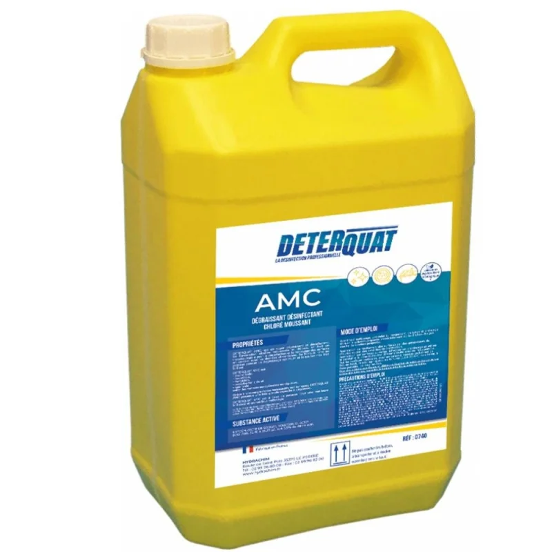 HYDRACHIM - Dégraissant, désinfectant - Déterquat AMC - 5L