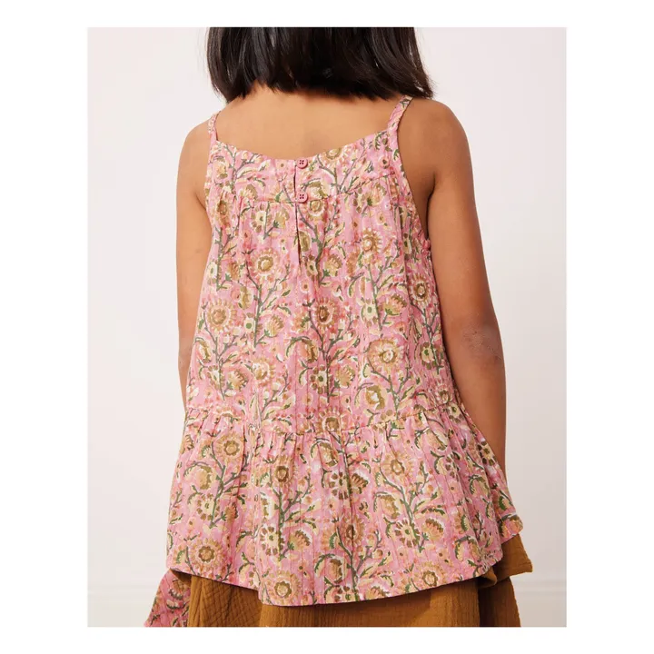 Bonton Top à Bretelles Caly | Rose