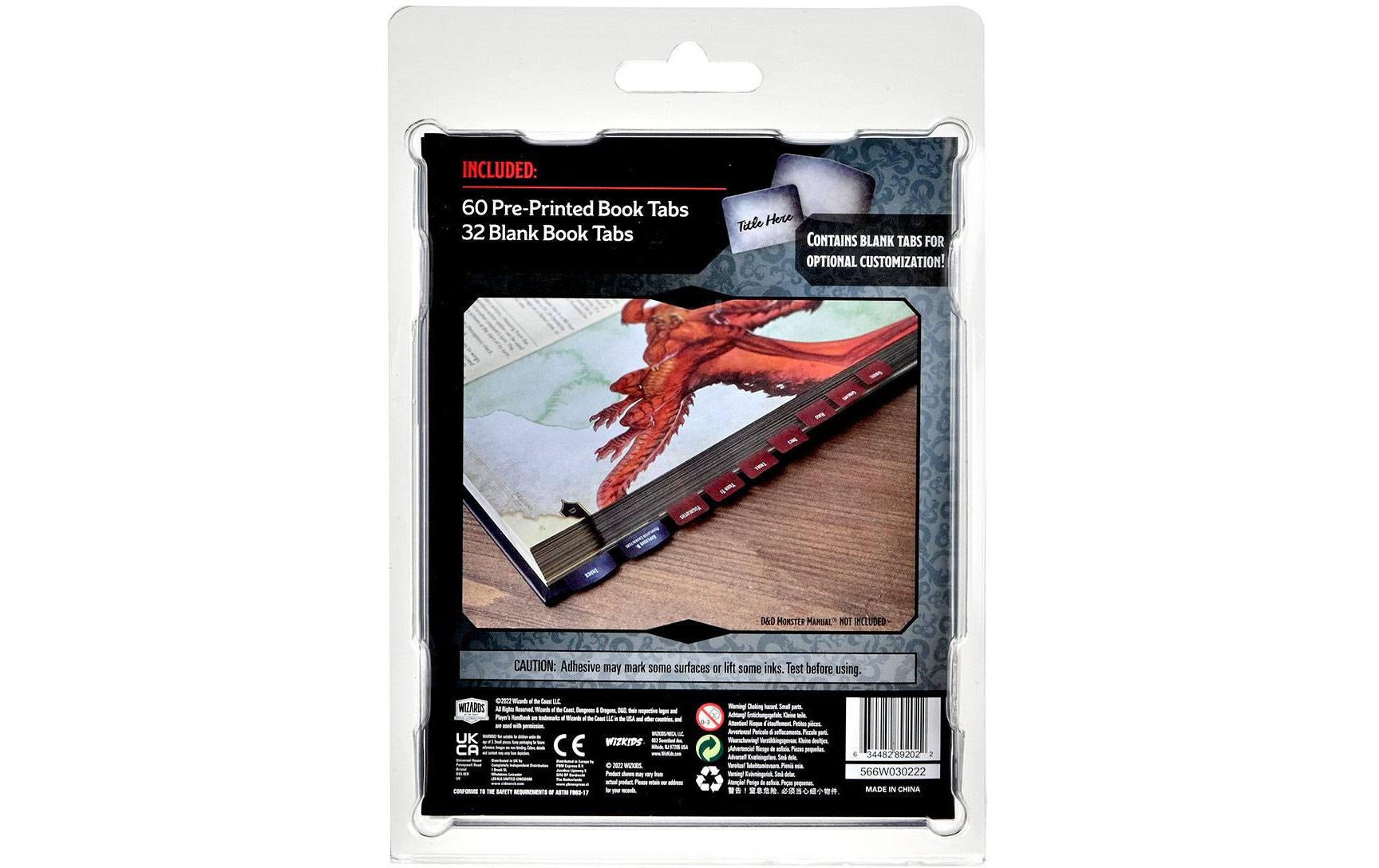 Zubehör D&D Book Tabs: Monster Manual -EN-Lesezeichen für das Monster-Handbuch