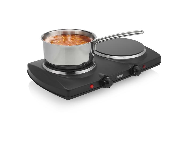 Princess Doppelkochplatte 303021 2000 W Doppelte Cerankochplatte