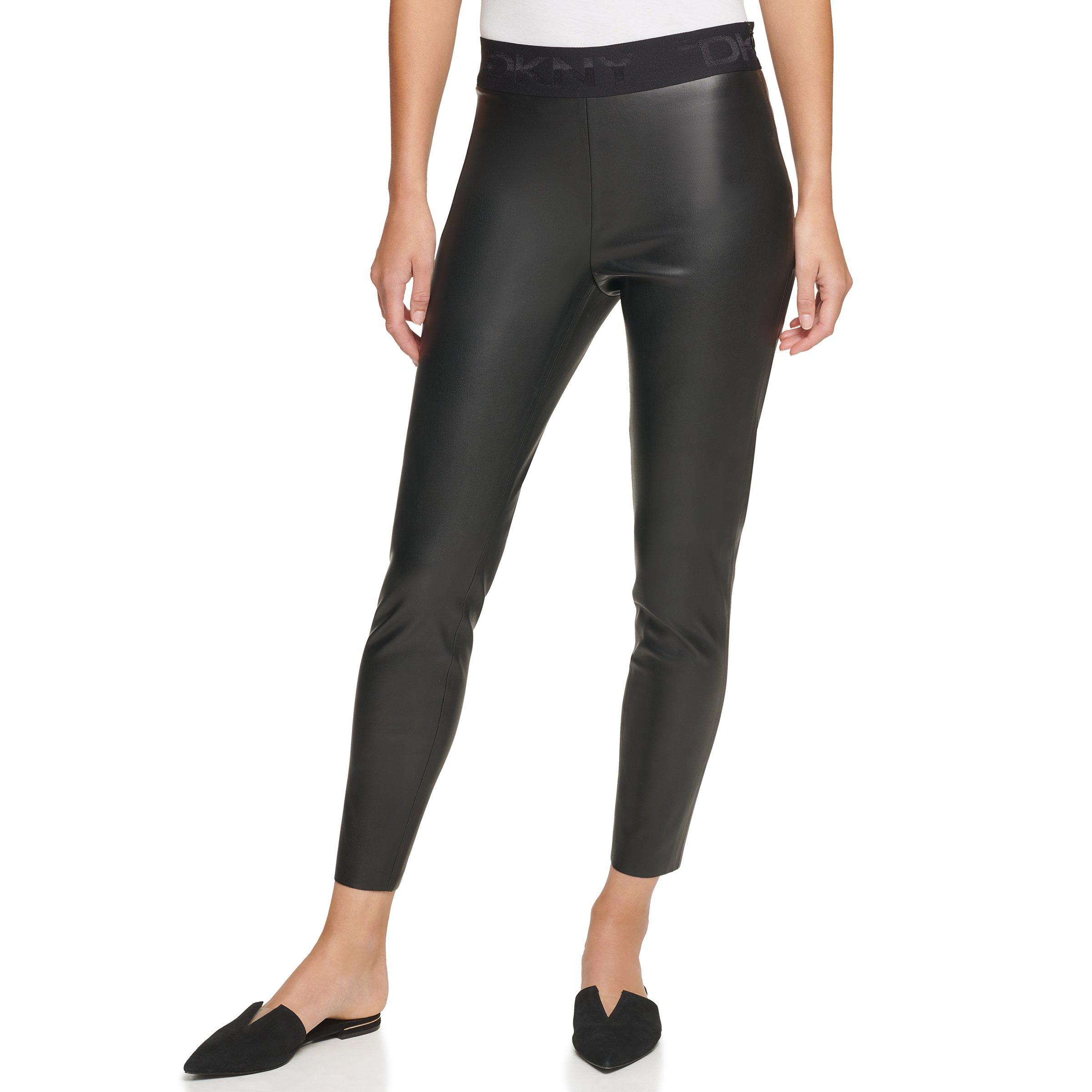 DKNY Faux Leather Leggings
