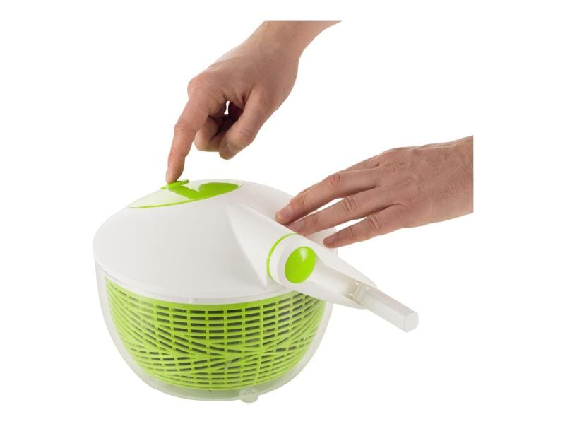 Kuhn Rikon Salatschleuder 21 cm, Grün/Weiss Salatschleuder