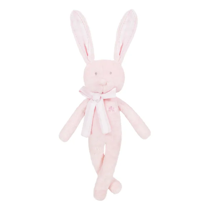 Tartine et Chocolat Doudou Augustin le lapin tout doux | Rose pâle