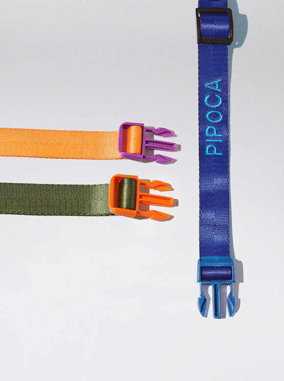 Coleira personalizável para cães - Azul
