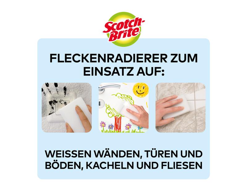 Scotch-Brite Flecken-Radierer Scotch-Brite 6 Stück Reinigungsschwamm