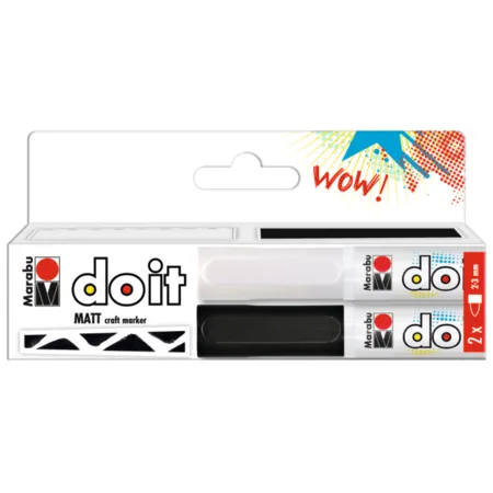 Marabu DO IT craft marker 2er Sortierung, 2-3 mm