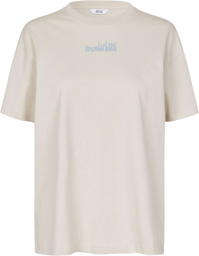 Envii ENKULLA SS TEE 5310 Oatmeal wonderland