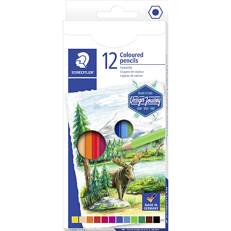 Staedtler farveblyant 12 stk. - assorterede farver