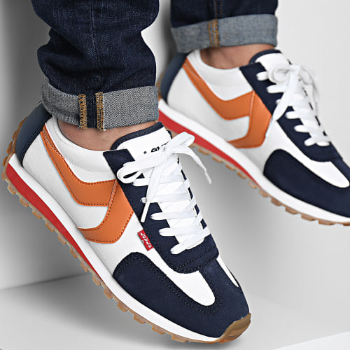 Baskets Sneaker 235400 Regular White Navy Blue
