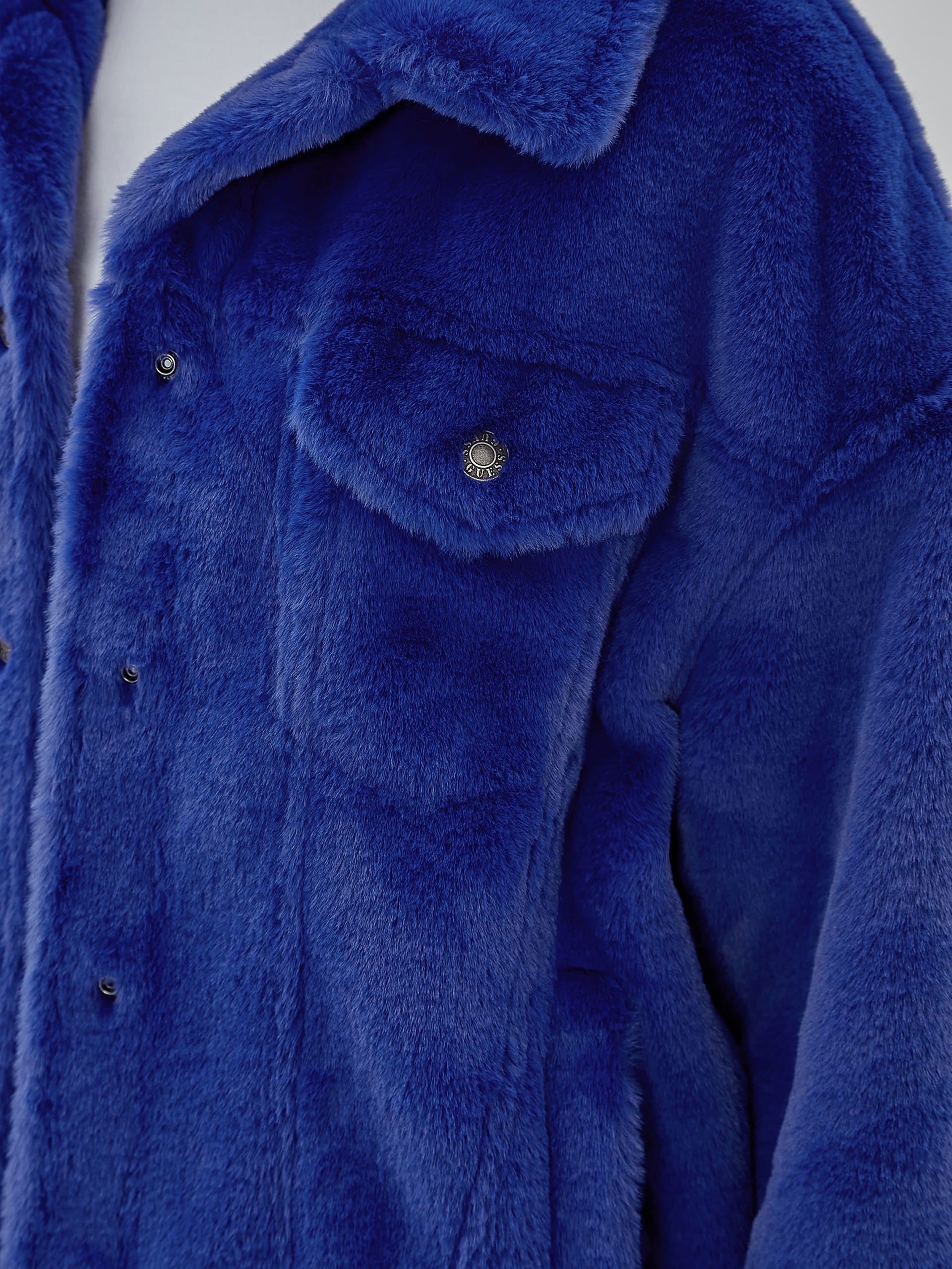 Jaqueta de pele oversized da GUESS Originals