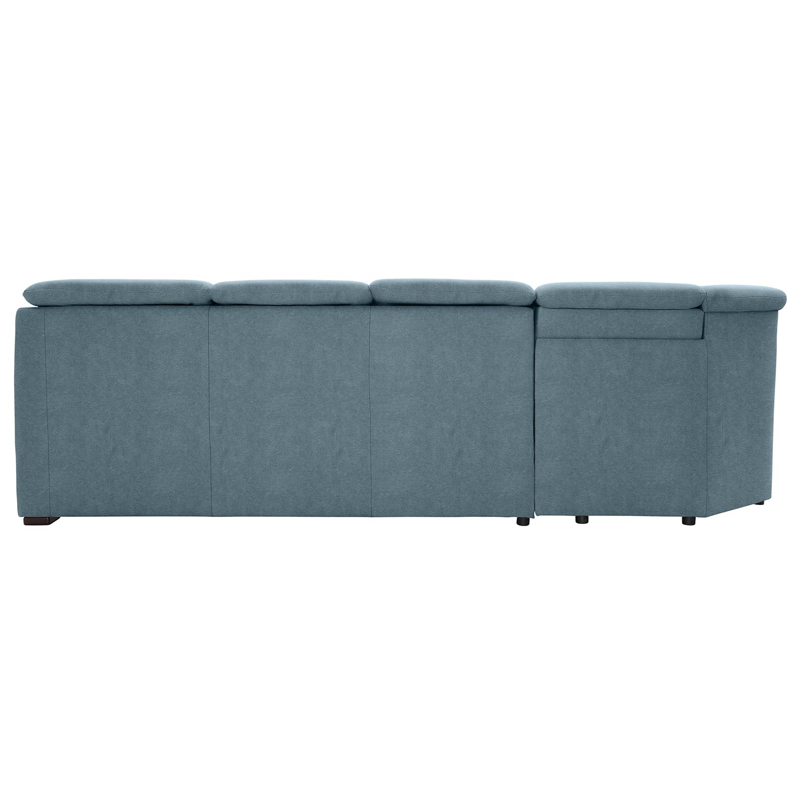 polsterpower Ecksofa - Belle ice - Basismodell - Ottomane links