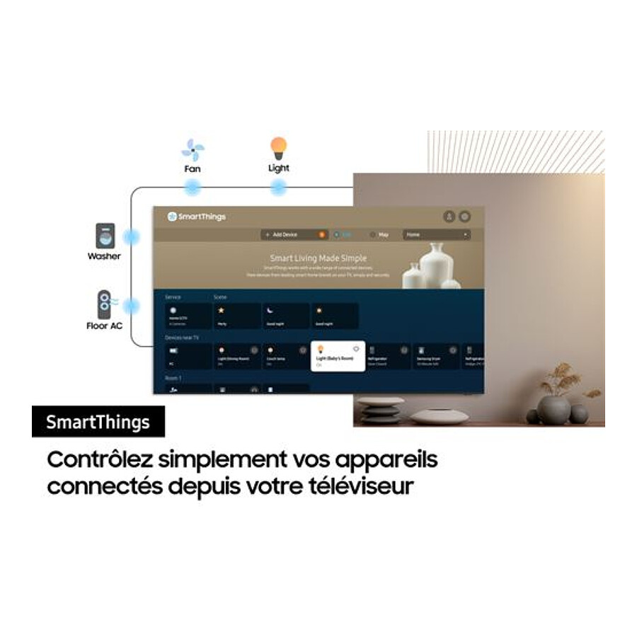 SAMSUNG Crystal TU43CU7025KXXC - TV 4K UHD HDR - 108 cm