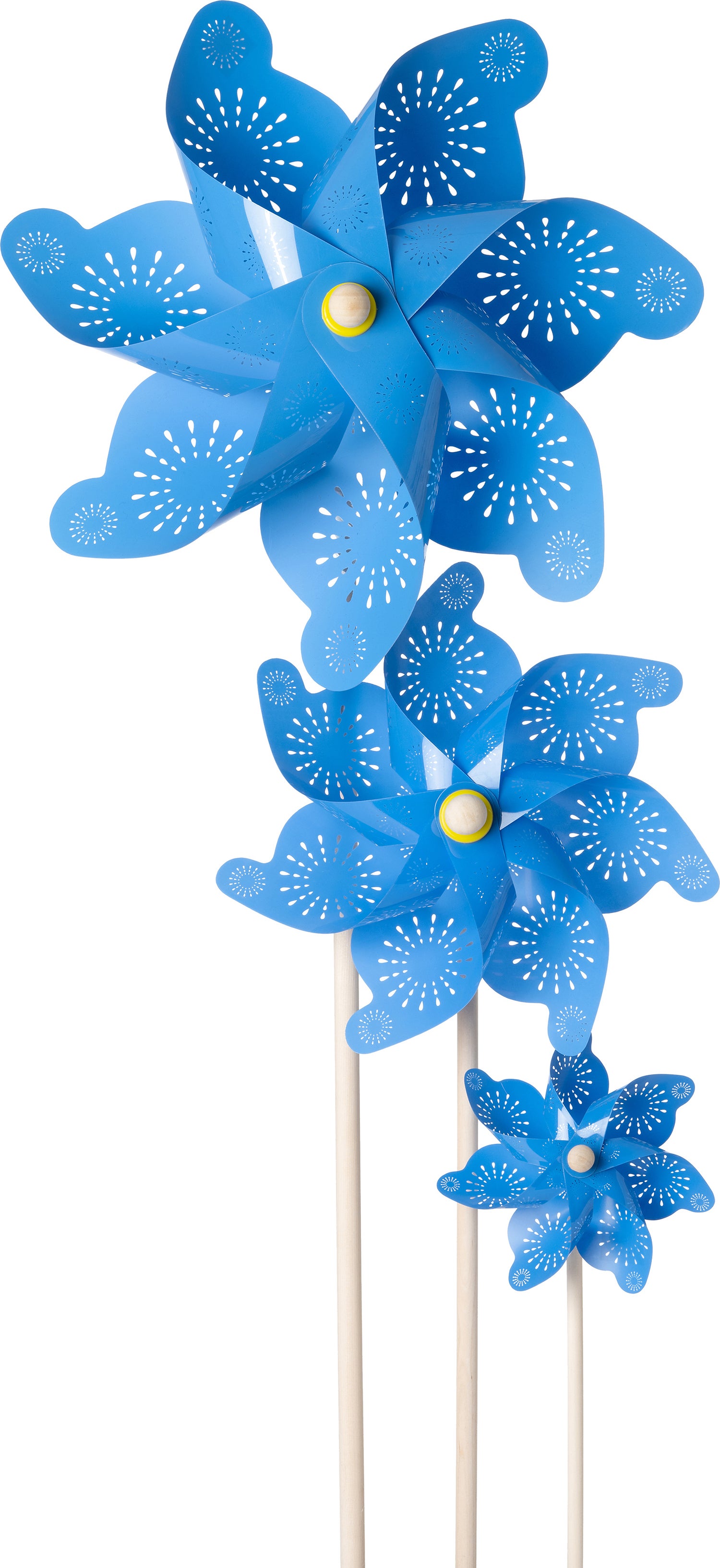 Intratuin tuinsteker windmolen Marij blauw D 9 H 28 cm