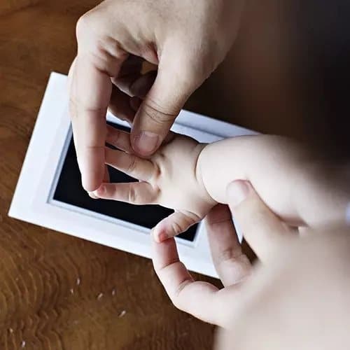 2-Pack hånd- og fotavtrykkspute for baby-, barne- og dyrepoter
