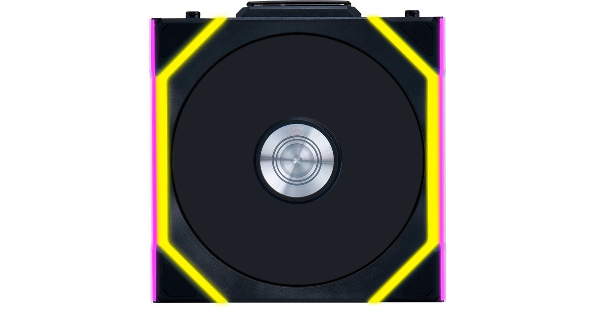 Lian LiUNI FAN SL120 Wireless Reverse Blade RGB case fan  (Zwart, 120 x 124.5 x 28 mm, PWM)