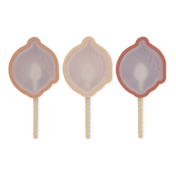 Konges Sløjd Moules à glace Citron - Set de 3 | Rose