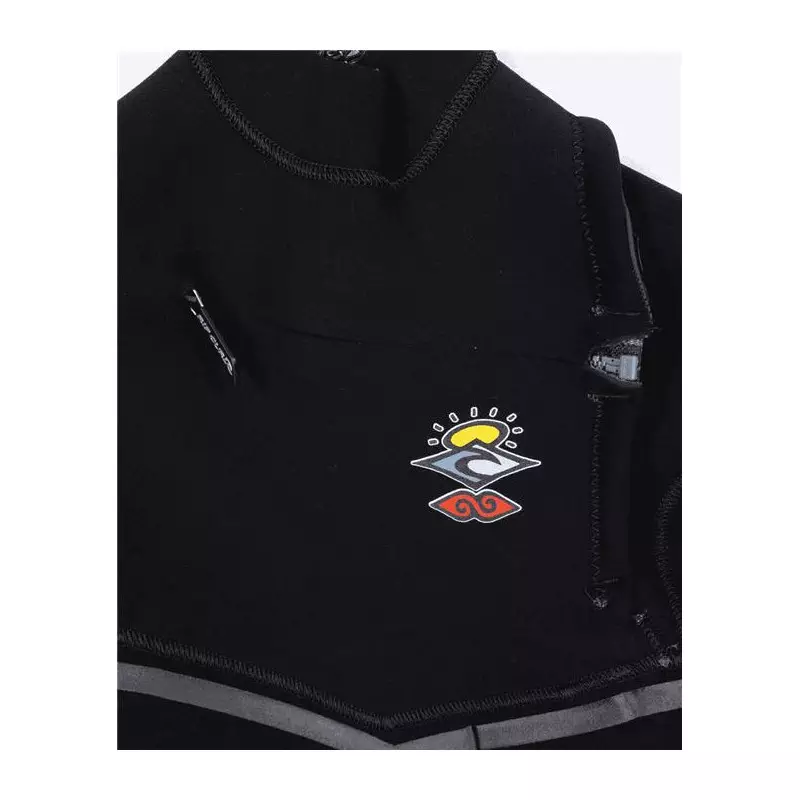 Combinaison intégrale junior RIPCURL Boys Flashbomb 4/3 C/Zip Searc Black