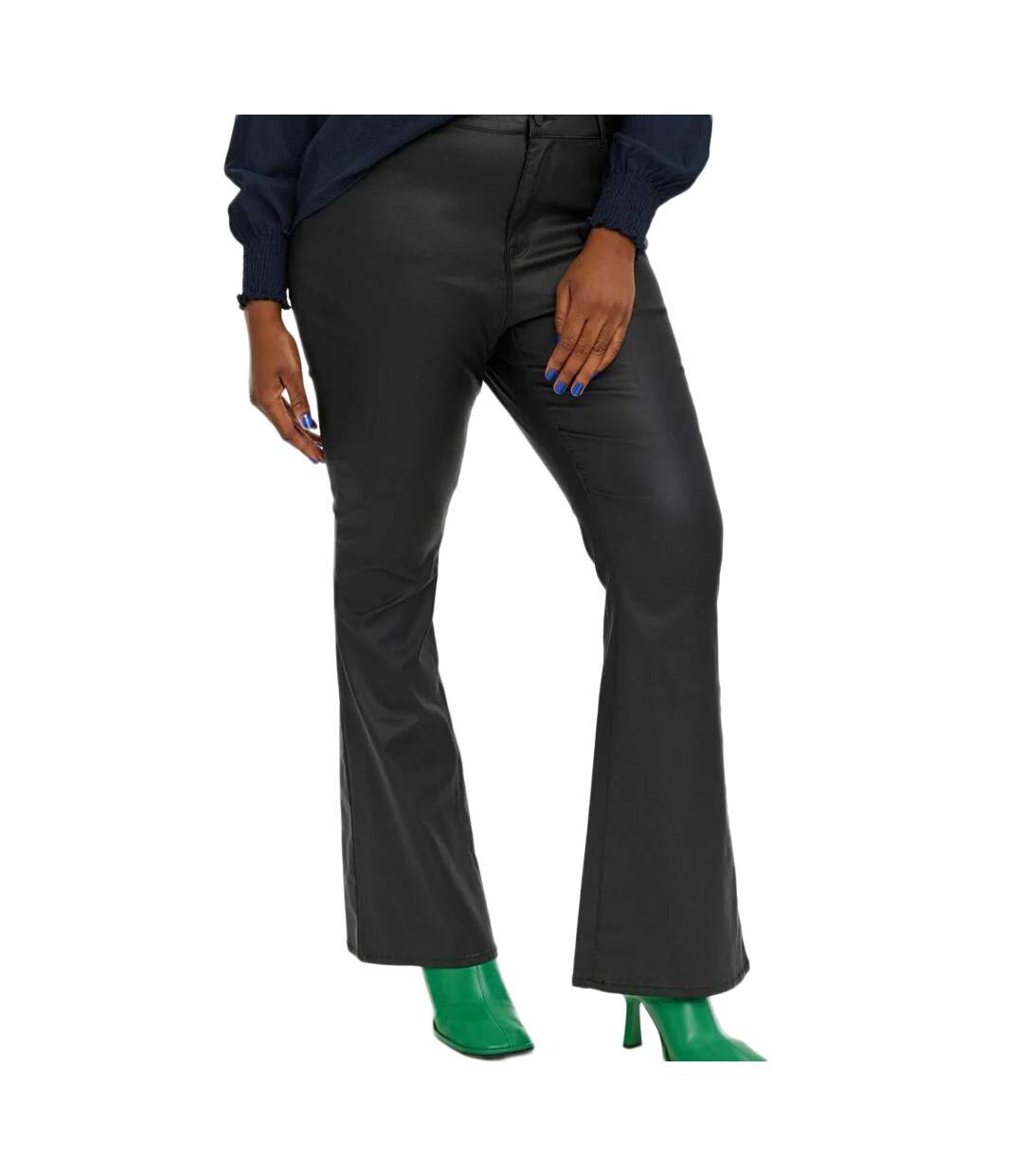 Pantalon Noir Femme Vero Moda Curve Siga Hr