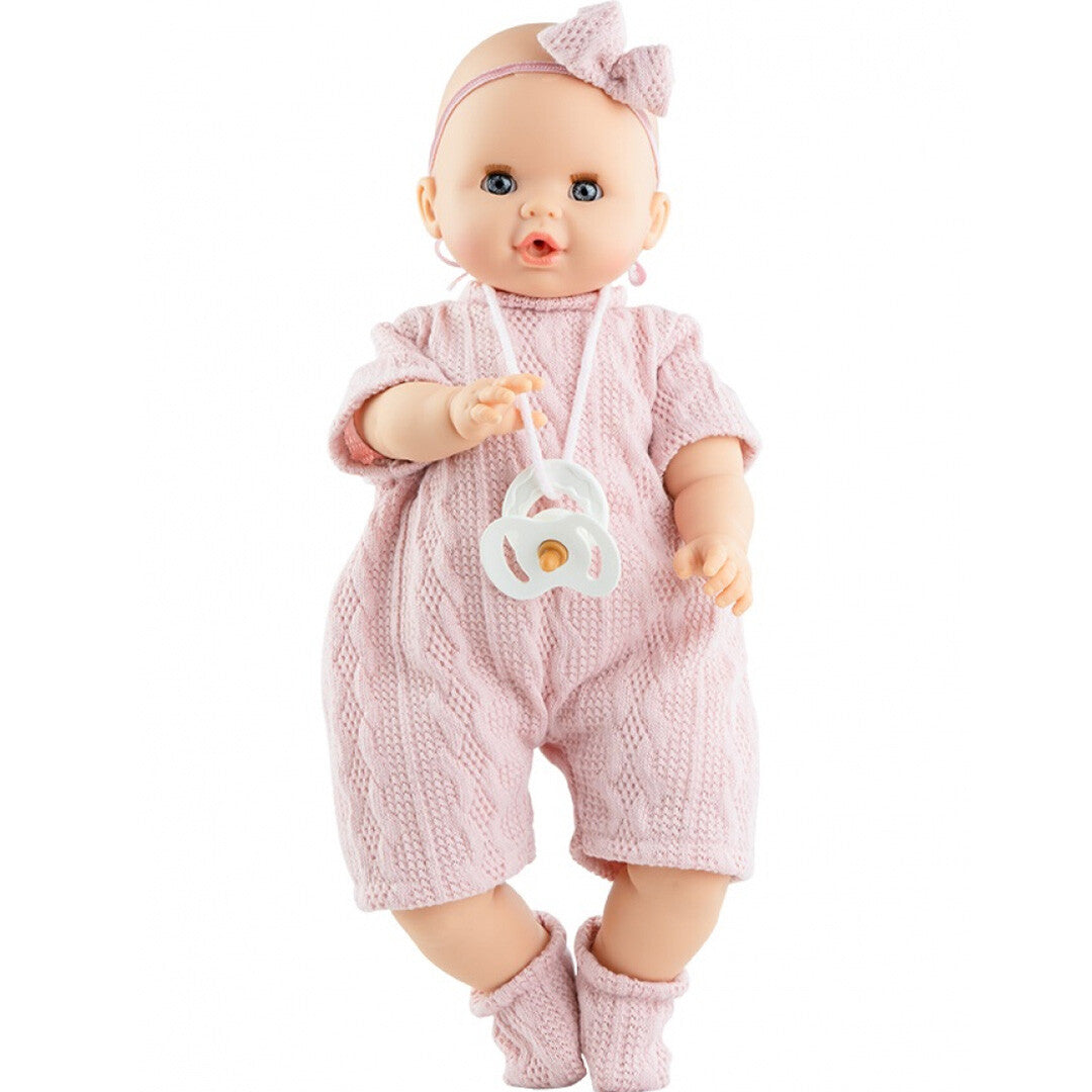 Paola reina babypop sonia - roze kruippakje - 36 cm