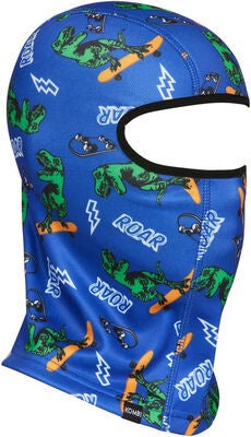 Kombi Velvet Balaklava, Blue Skate Dino