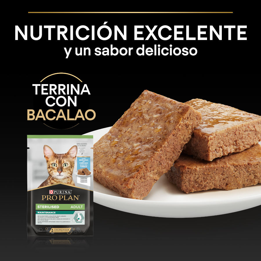 Pro Plan Multipack Sobres Bacalao para gatos esterilizados