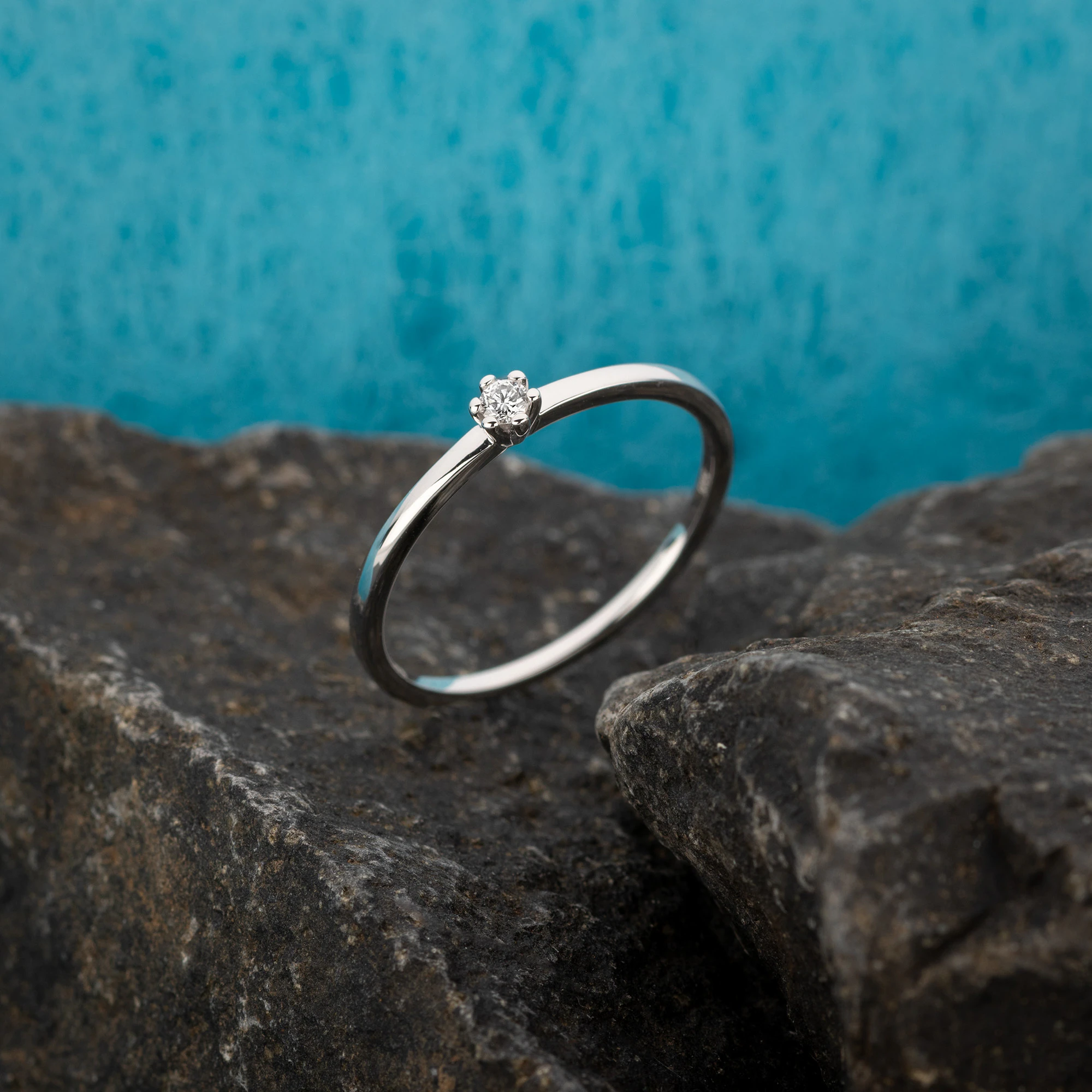 Orolino Ring Gold 585 mit Brillant 0,05ct.