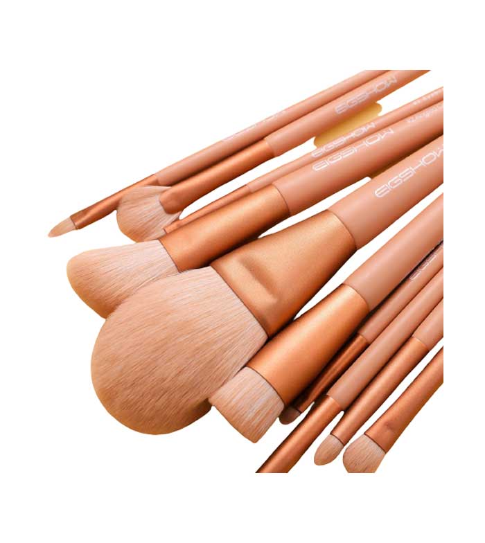 Eigshow - *Morandi Series* - Set 10 pincéis de maquiagem Ready To Roll - Coral