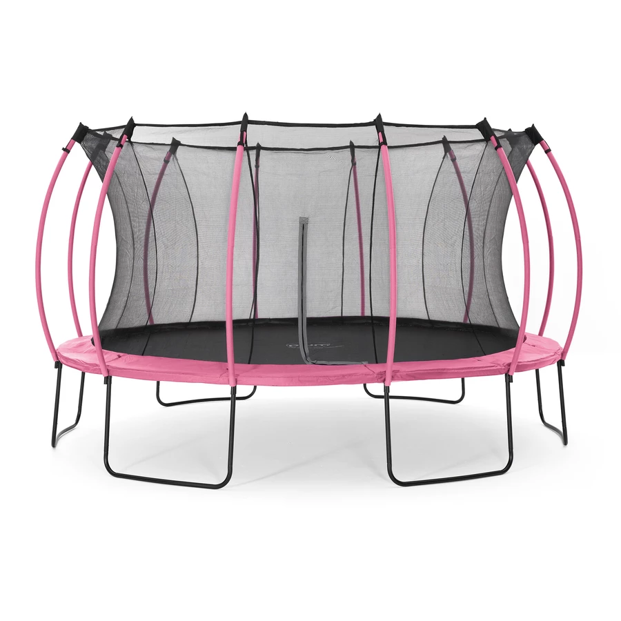 plum® Springsafe Trampolin Colours 426 cm mit Sicherheitsnetz, pink