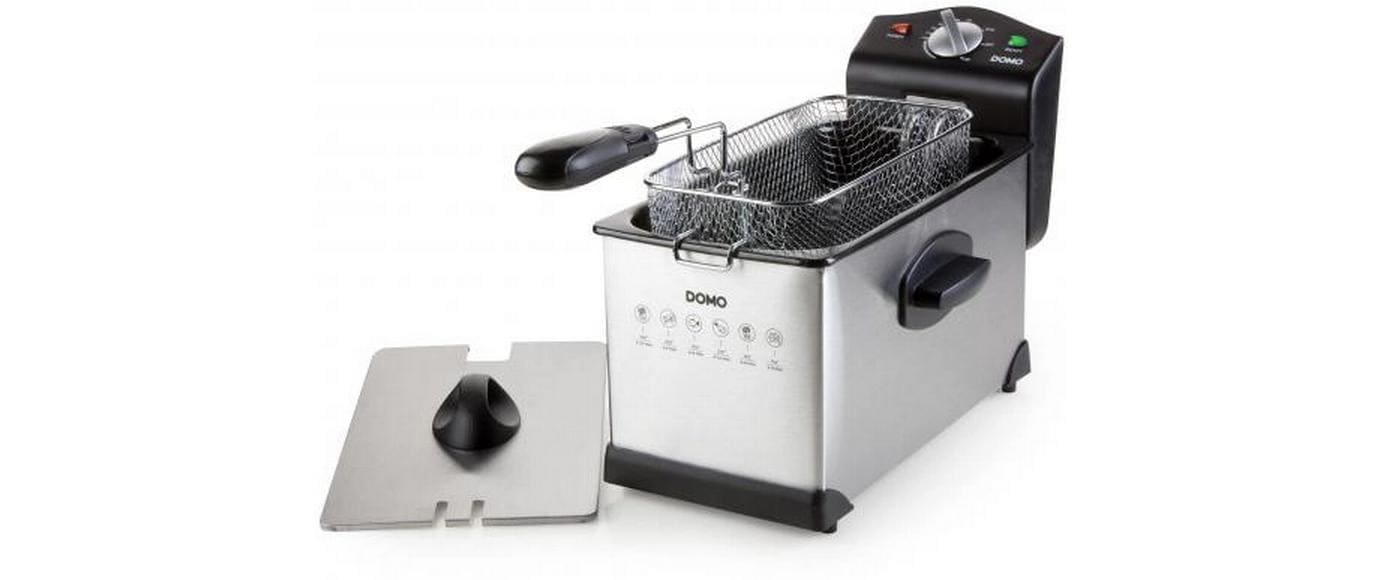 Domo Fritteuse »DO514FR 3 l, Silber« 2000 W Fassungsvermögen 3 l