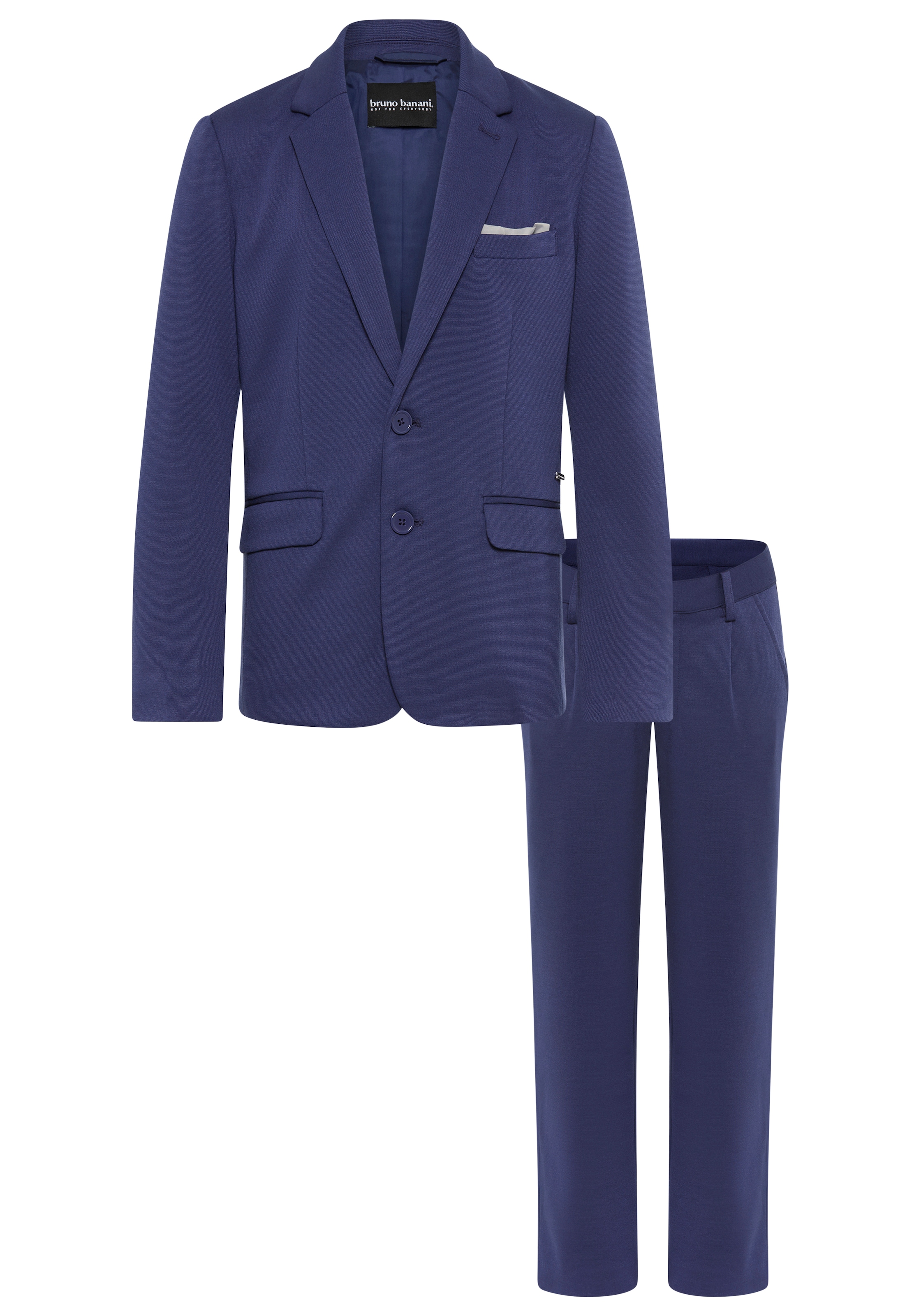 Bruno Banani Anzug »2tlg. Jersey Anzug« Set, Sakko & Hose, 2 tlg. Basic NEU! BRUNO BANANI für TEENS. Eleganter Jersey Anzug