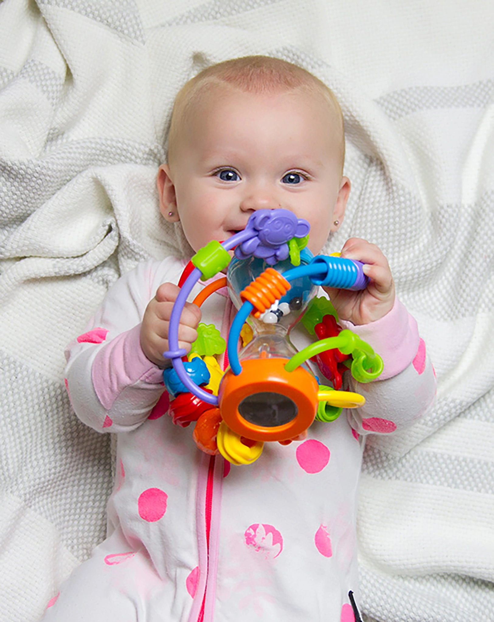 Motorikschleifen-Ball PLAYGRO - PLAY & LEARN (⌀14cm)