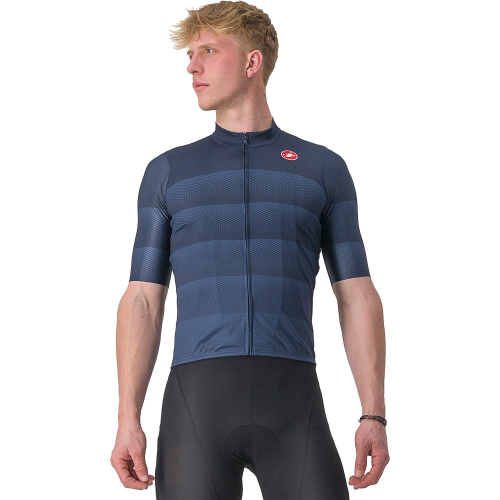 Castelli Livelli Radtrikot Herren belgian blue