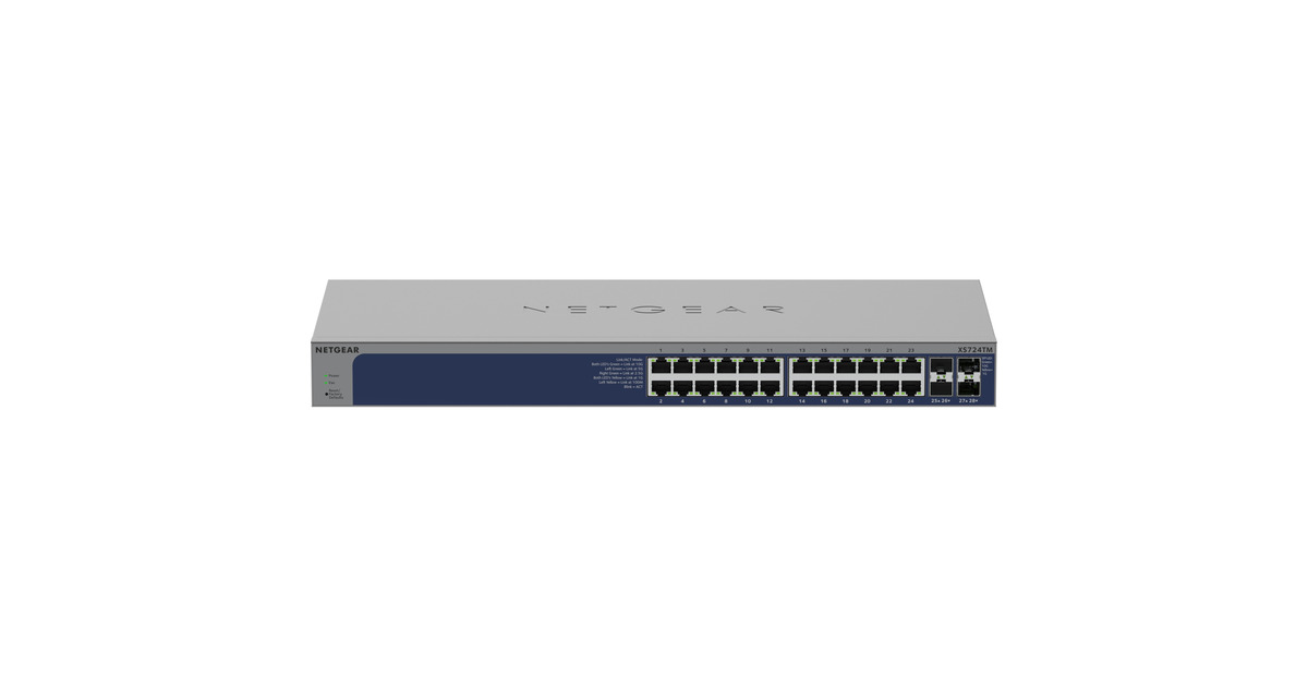 NetgearXS724TM switch  (Grijs)