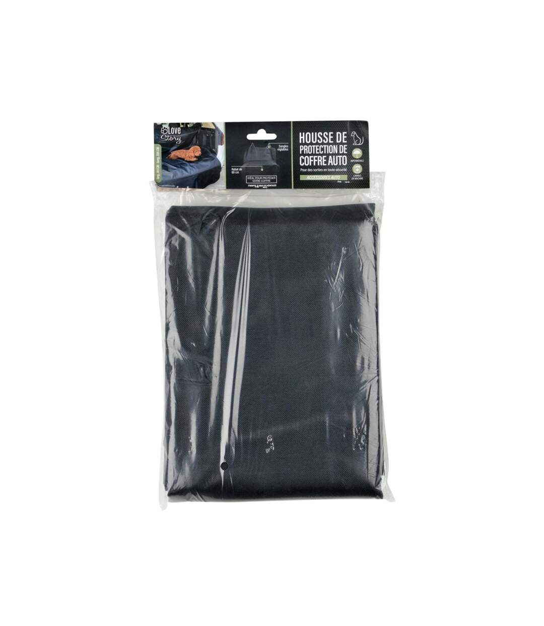 Paris Prix - Housse De Protection Pour Chien auto 204cm Noir