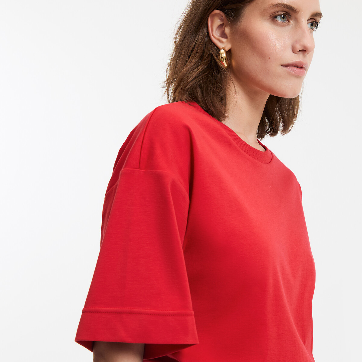 COLEÇÕES LA REDOUTE<br>T-shirt folgada, Assinatura PAUL