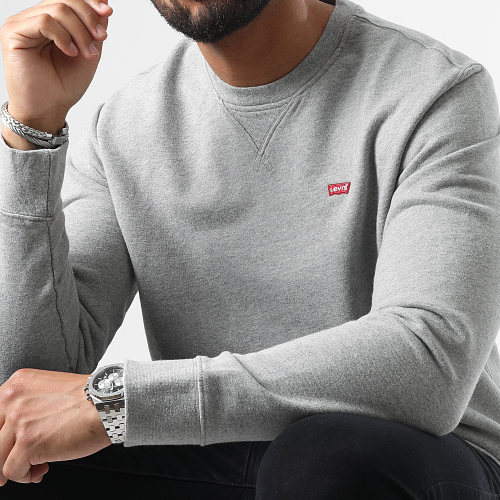 Sweat Crewneck 35909 Gris Chiné