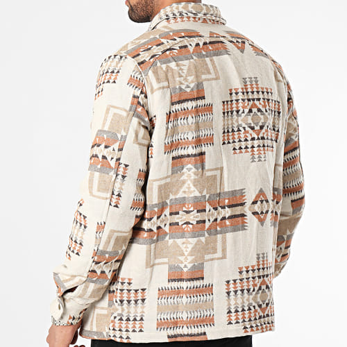 Surchemise Beige Orange